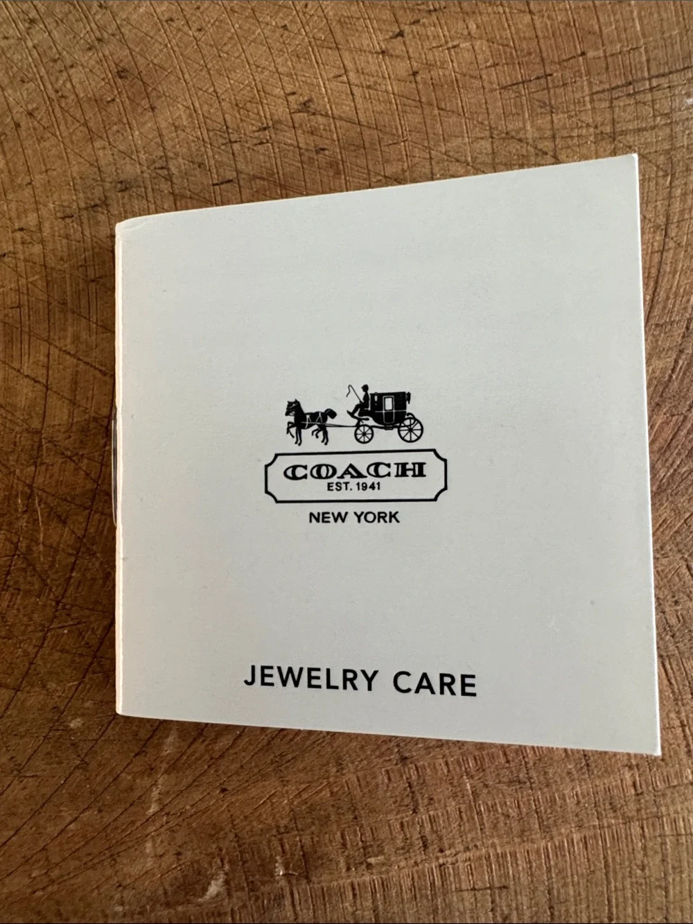 Coach Silver Crystal Cuff Links